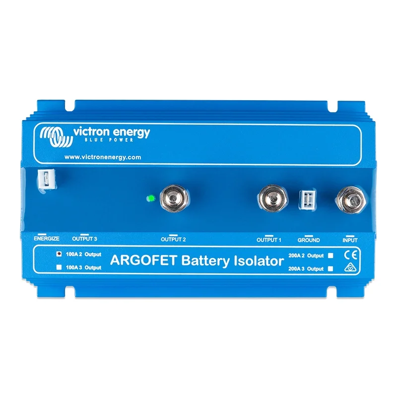 Separador de Bateria Victron Argofet 100-2 para 2 Baterias de 100A