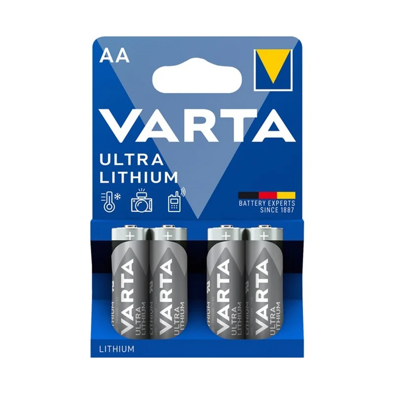 Pilhas de Lítio Varta AA Ultra Lithium (4 Unidades)