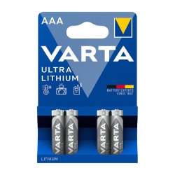 Baterias de lítio Varta AAA