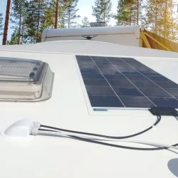 Kit Flexível de Energia Solar 12V 180W com Regulador Victron MPPT
