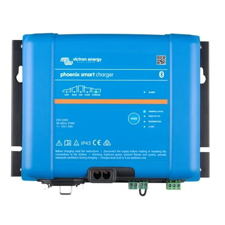 Carregador de Baterias Victron Phoenix Smart IP43 24V / 16A (1+1)