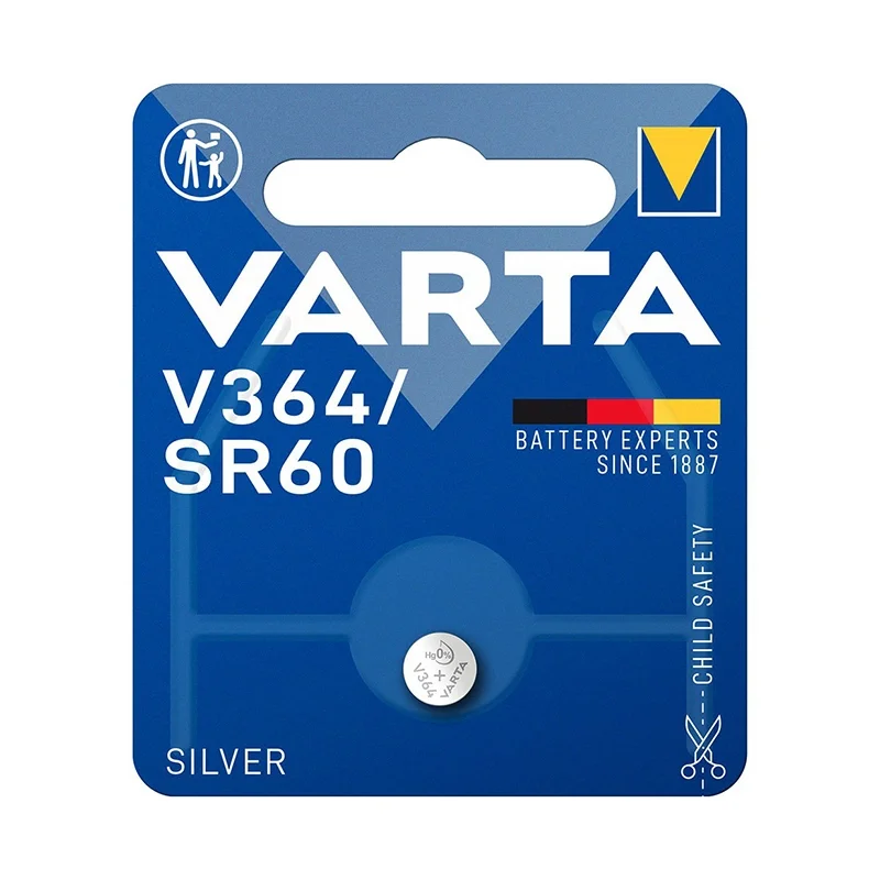 Pilhas Botão Óxido de Prata Varta V364 SR60 (1 Unidade)