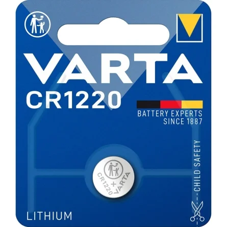 Pilhas Botão Lítio Varta CR1220 (1 Unidade)