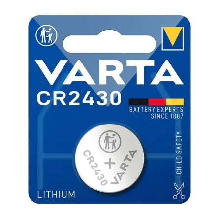 Pilhas Botão Lítio Varta CR2430 (1 Unidade)