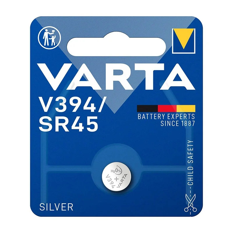 Pilhas Botão Óxido de Prata Varta V394 SR45 (1 Unidade)