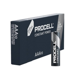 Pilhas Alcalinas Procell AAA LR03 Constant Power (10 Unidades)