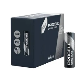 Pilhas Alcalinas AA LR6 Duracell Industrial substituídas por Procell Constant Power (10 Unidades)