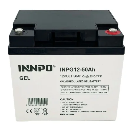 Bateria de Gel de Chumbo-Ácido 12V 50Ah