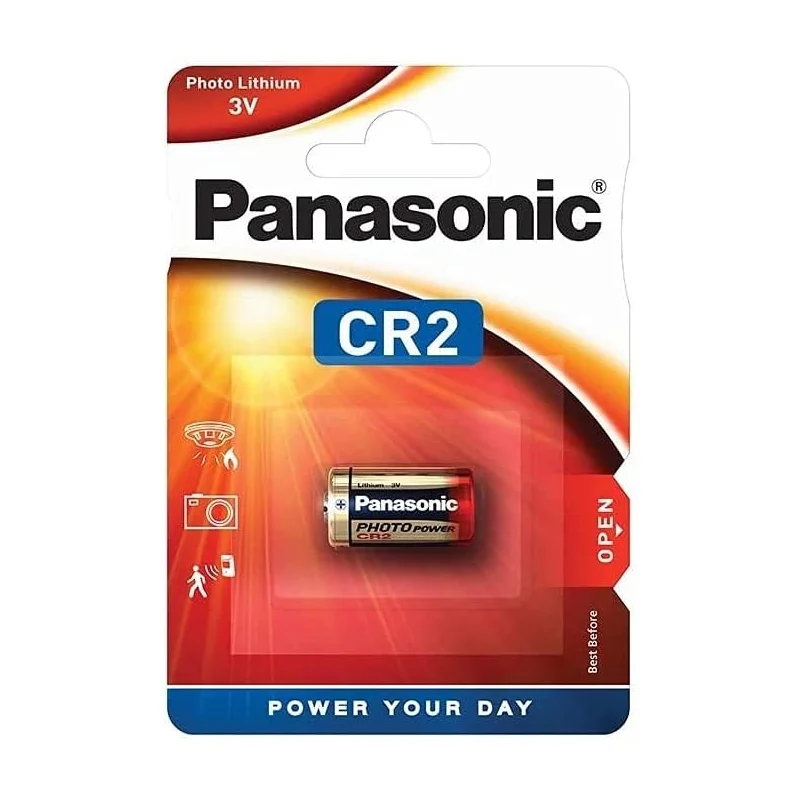 Pilhas de lítio Panasonic CR2 Lithium Photo Power (1 Unidade)