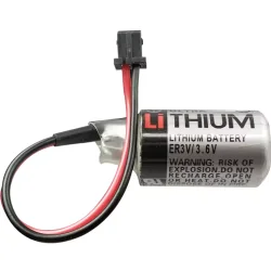 Bateria Lítio ER3V (Pilha + Conector) PLC 3.6V 1200mAh