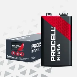 Pilhas Alcalinas Procell 9V Intense (10 Unidades)