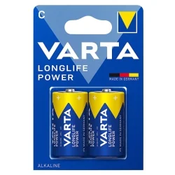 Pilhas Alcalinas Varta C Longlife Power (2 Unidades)