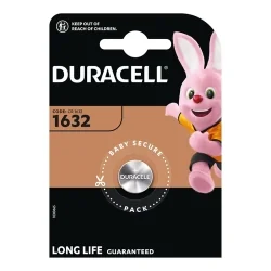 Pilhas Botão Lítio Duracell CR1632 (1 Unidade)