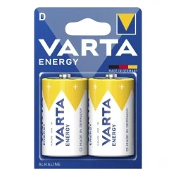 Pilhas Alcalinas Varta D Energy (2 Unidades)