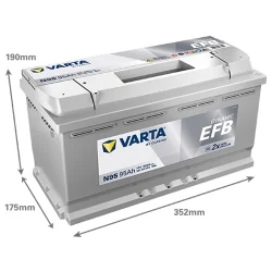 Bateria Varta N95 Start Stop EFB 95Ah