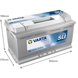 Bateria Varta H3 SLI 100Ah