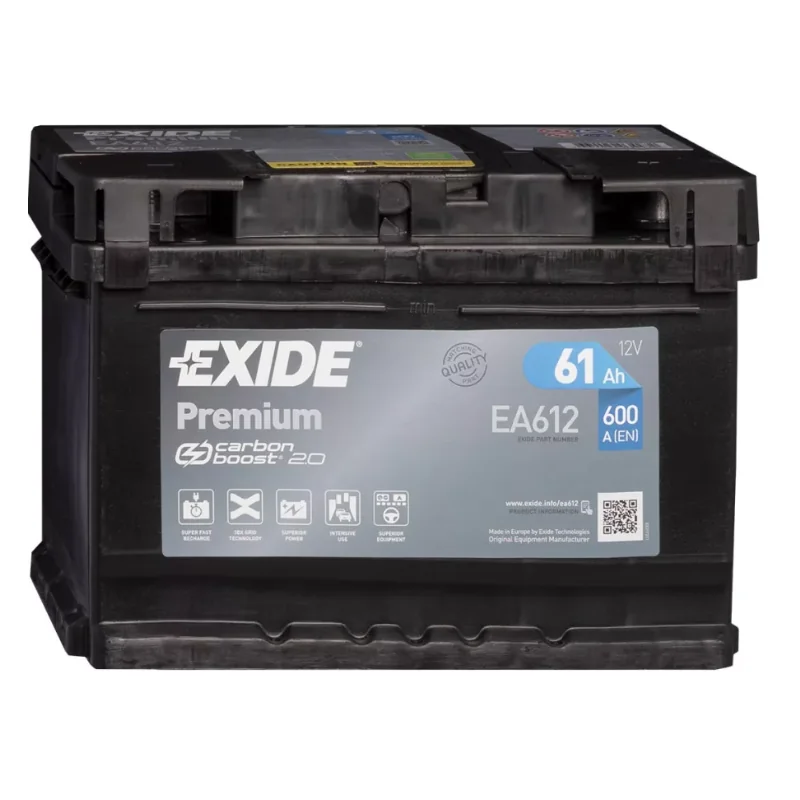 Exide Premium EA612 61Ah