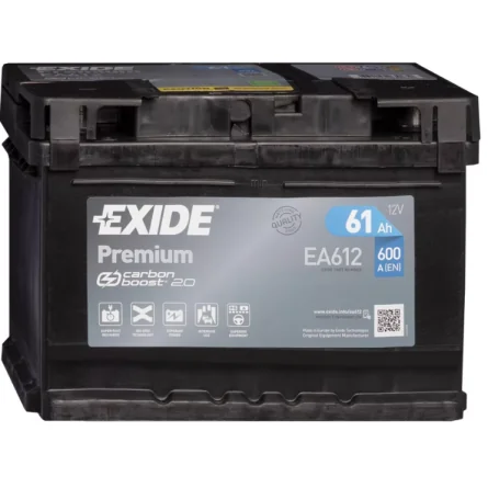 Exide Premium EA612 61Ah