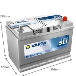 Bateria Varta G7 SLI 95Ah
