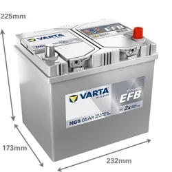 Bateria Varta N65 Start Stop EFB 65Ah