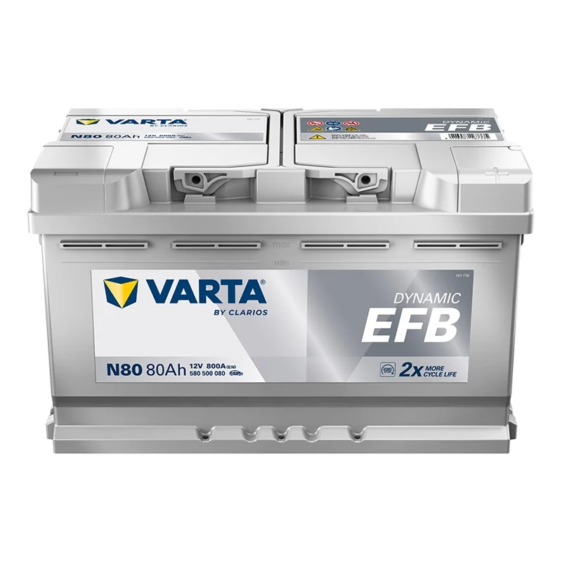 Bateria Varta N80 Start Stop EFB 80Ah