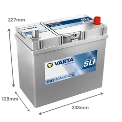 Bateria Varta B32 SLI 45Ah