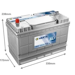 Bateria Varta H17 SLI 105Ah