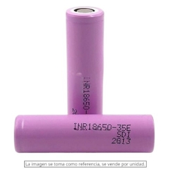 Bateria de Lítio Samsung INR 18650 35E 3400mAh