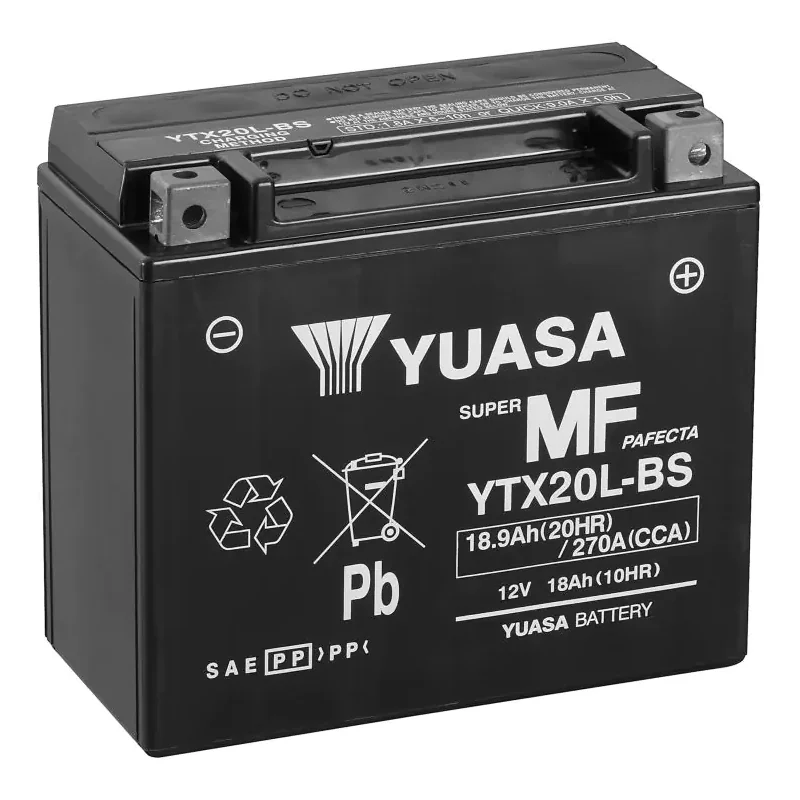Bateria Yuasa YTX20L-BS AGM 18.9Ah