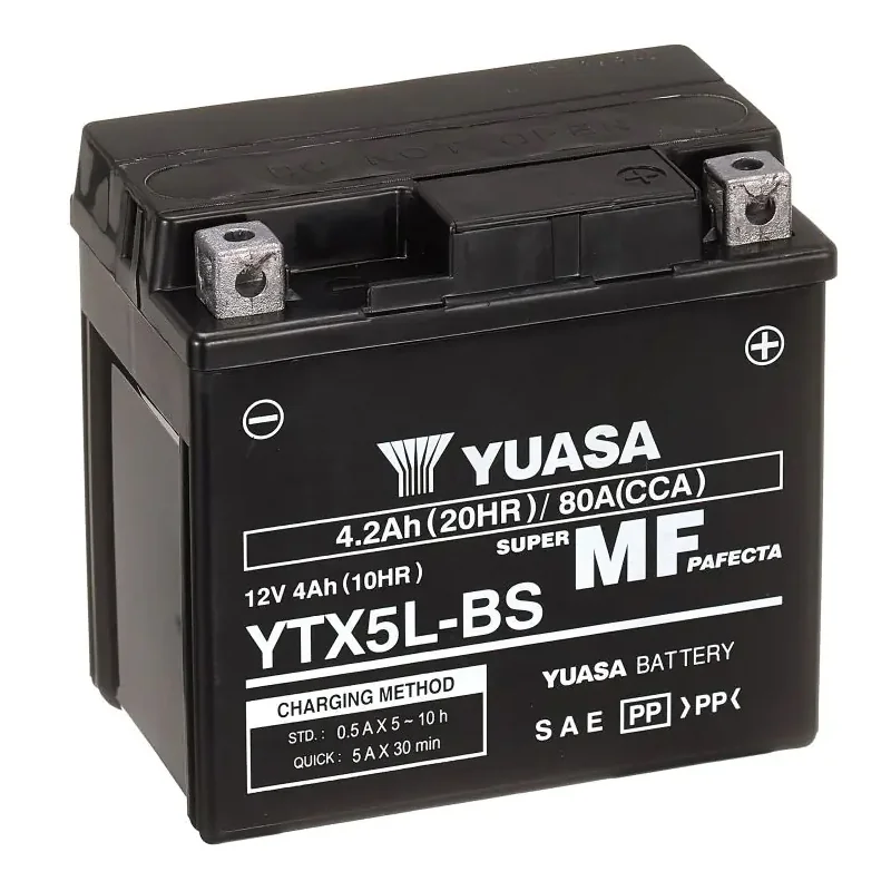 Bateria Yuasa YTX5L-BS AGM 4.2Ah