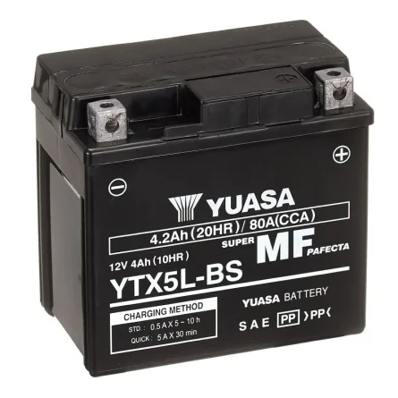 Bateria Yuasa YTX5L-BS AGM 4.2Ah