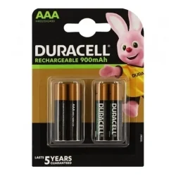 Pilhas Recarregáveis Duracell AAA 900mah