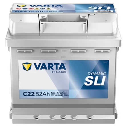 Bateria Varta C22 SLI 52Ah