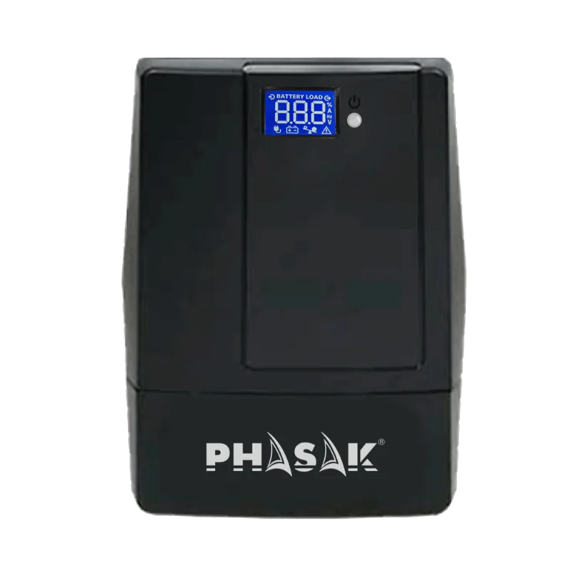 UPS Phasak 2000VA LCD USB com proteção para RJ45