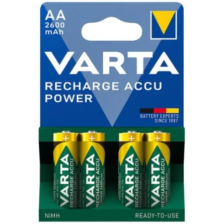 Pilhas AA Recarregáveis Varta 2600mah