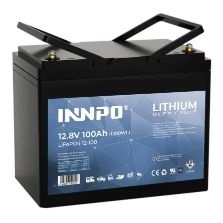 Bateria de Lítio LiFePO4 12.8V 100Ah