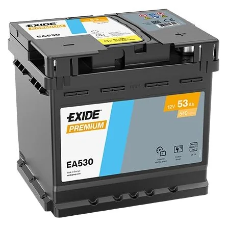 Bateria Exide Premium EA530 53Ah