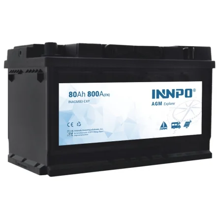 Bateria INNPO AGM 80Ah Explorer