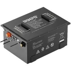 Bateria LiFePO4 51.2V 100Ah com carregador, ecrã LCD e Bluetooth | Substituição 48V