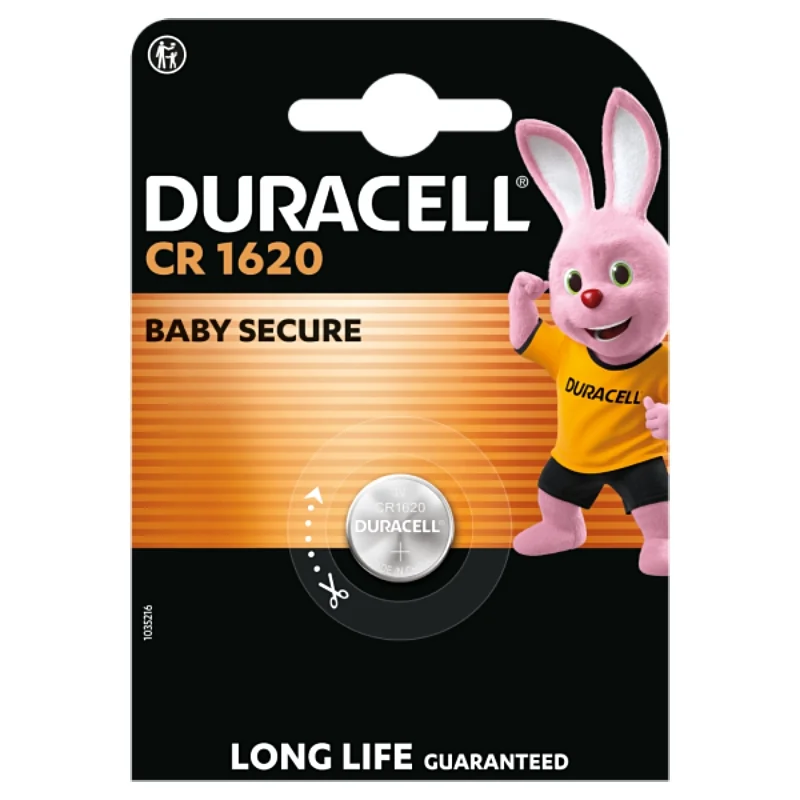 Pilhas Botão Lítio Duracell 1620 (1 Unidade)