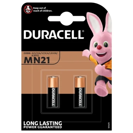 Pilhas Alcalinas Duracell MN21 Long Lasting Power (2 Unidades)