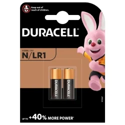 Pilhas Alcalinas Duracell N LR1 E90 Plus Power (2 Unidades)