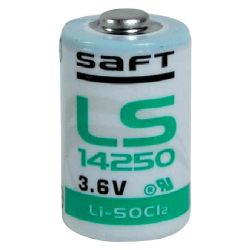 Pilha de Lítio Standard
1/2 AA Saft LS 14250 3.6V Li-SOCl2