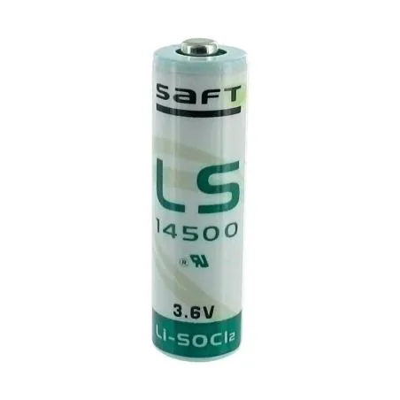 Pilha de Lítio Standard AA Saft LS 14500 3.6V Li-SOCl2