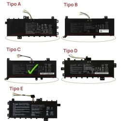 Bateria do portátil para ASUS VIVOBOOK F412DA X412FJ X412FA X412UA X512F C21N1818