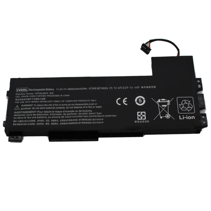 Bateria do portátil para HP ZBOOK 15 G3 15 G4 VV09XL 808452-001 808452-005 11,4V