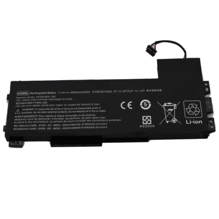 Bateria do portátil para HP ZBOOK 15 G3 15 G4 VV09XL 808452-001 808452-005 11,4V
