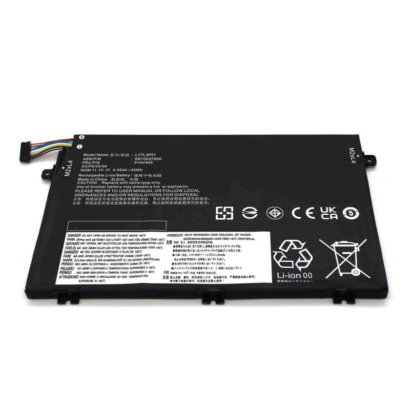Bateria do portátil para LENOVO THINKPAD E480 E490 E580 E590 L17C3P51 L17L3P51