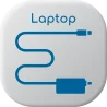 Computadores laptops de carregadores